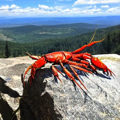 Image similar to crayfish whistles on the mountain