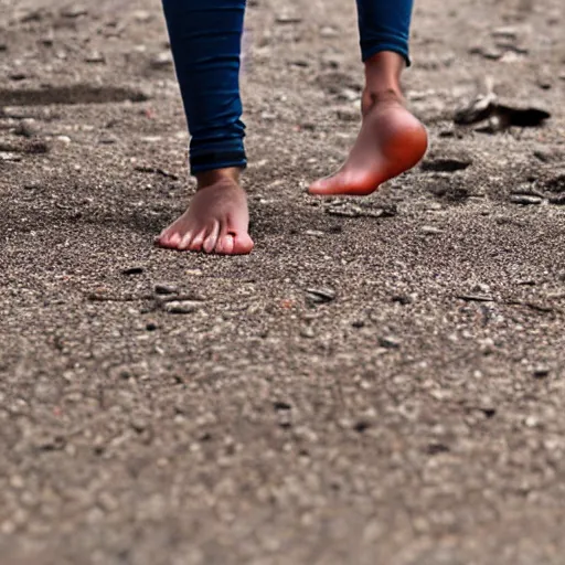 bare feet walking over hot coals | Stable Diffusion | OpenArt