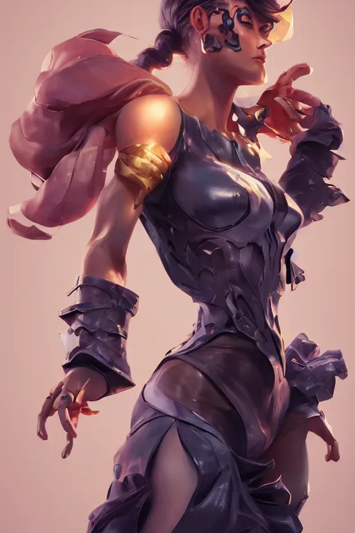 Prompt: a woman with her Jojo stand behind her , made by Stanley Artgerm Lau, WLOP, Rossdraws, ArtStation, CGSociety, concept art, cgsociety, octane render, trending on artstation, artstationHD, artstationHQ, unreal engine, 4k, 8k,