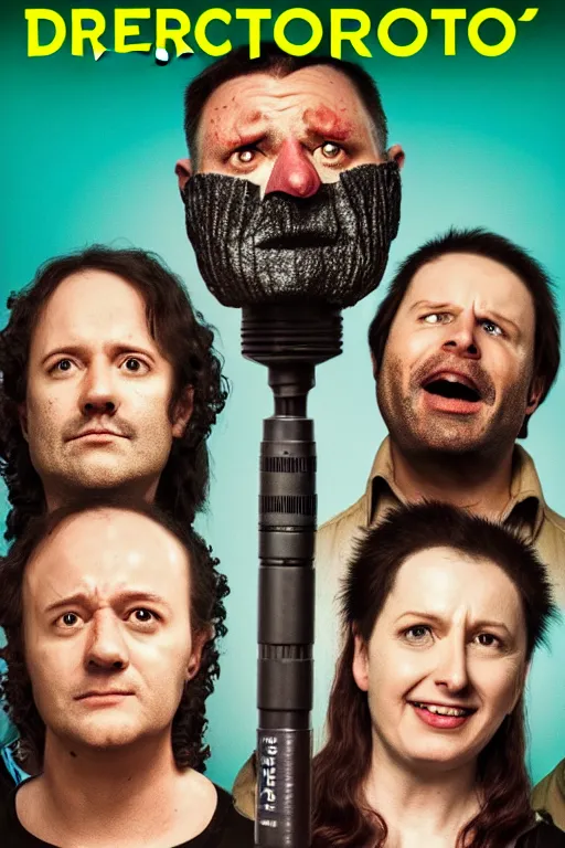 Image similar to poster for a netflix drongo show called drongo, tv show drongo poster