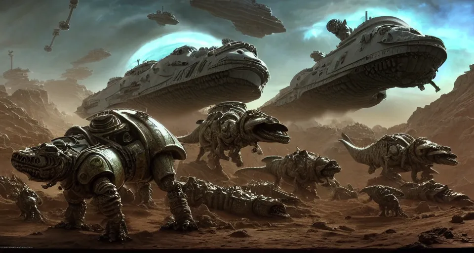 Prompt: highly detailed cinematic scifi render of 3 d sculpt pixar sarlacc kaiju cyborg demons running dinosaurs atat googly eyes, military tank fury road iron smelting pits space marines, of spiked gears of war skulls, military chris foss, john harris, hoover dam'aircraft carrier tower'beeple, warhammer 4 0 k, halo, halo, mass effect