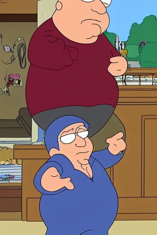 Image similar to danny devito on an episode of family guy