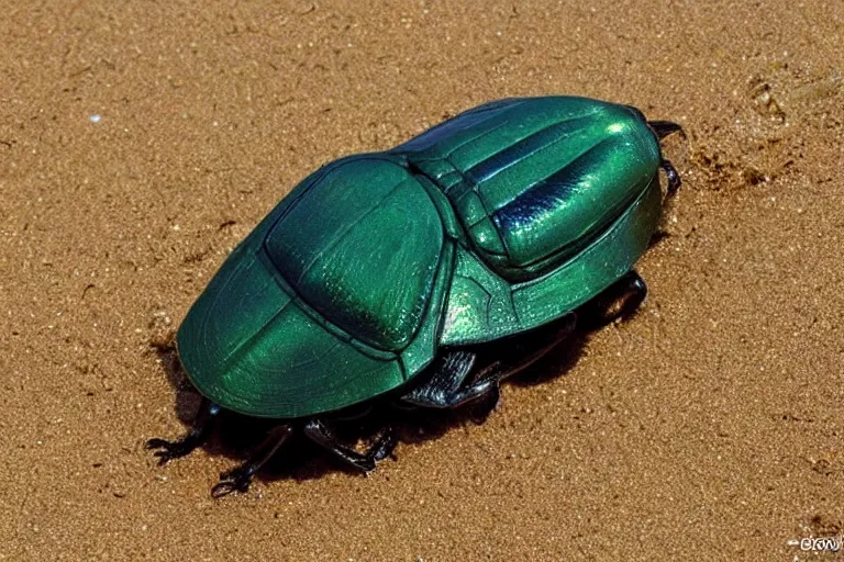 Image similar to beautiful scarab in the sand