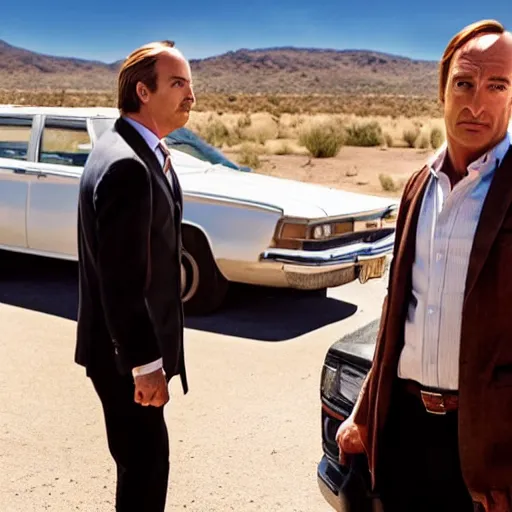 Image similar to better call Saul ending scene