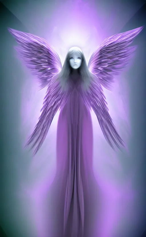 Image similar to Angel knight gothic girl made of Fractal flame,