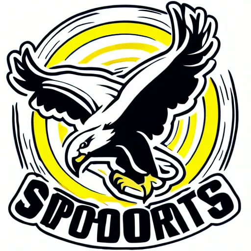 Image similar to sports logo detailed vector eagle