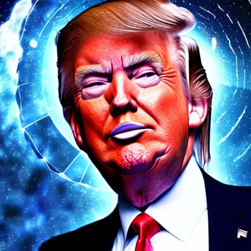 Prompt: a beautiful photograph of donald trump as'doctor who ', time vortex in the background, detailed face, symmetrical face, extreme realism and detail, 8 k, completely framed, direct lighting, 3 5 mm photo, photorealistic, sharp focus