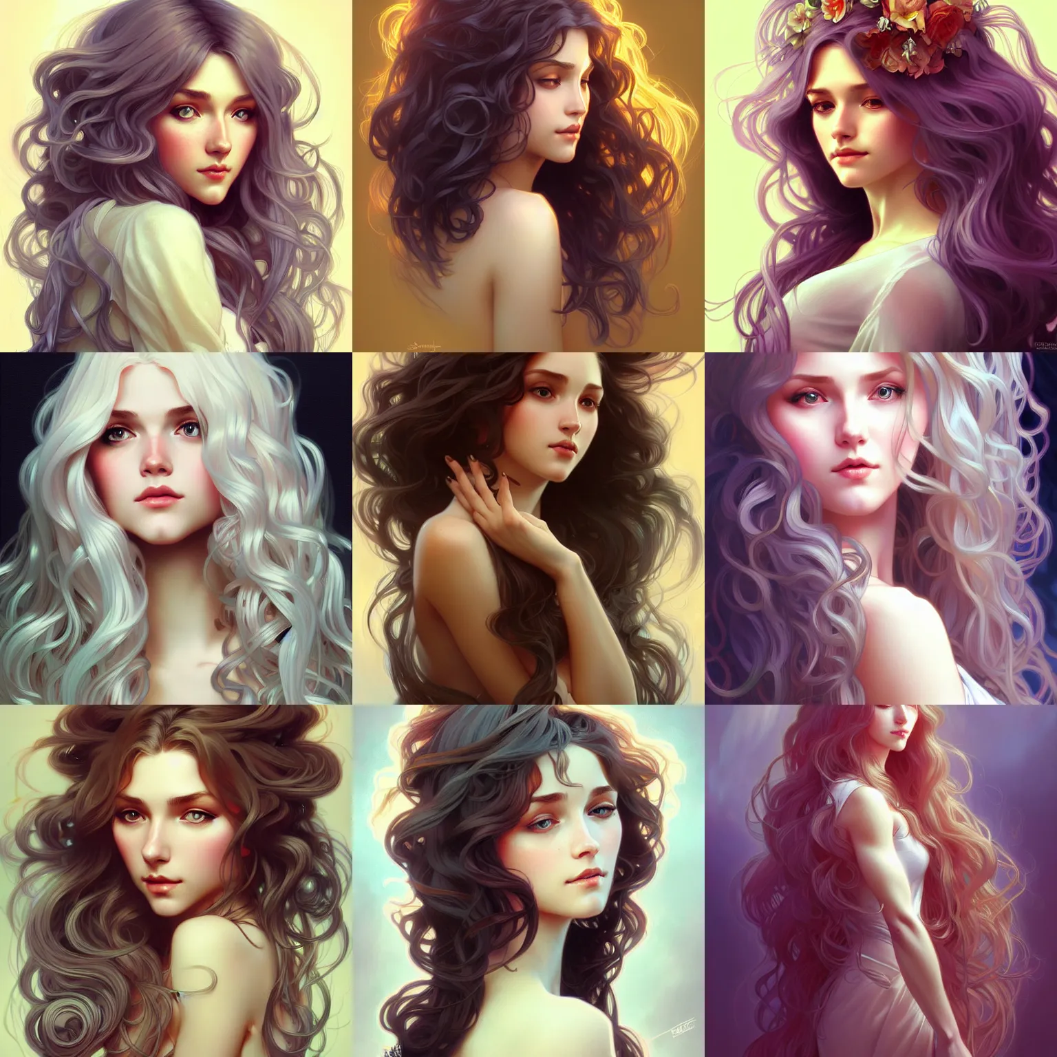 ArtStation - Realistic Long Female hair