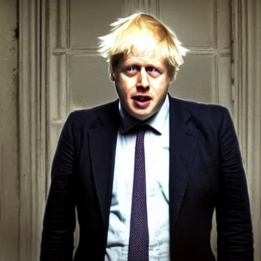 Prompt: boris johnson in doctor who, film still