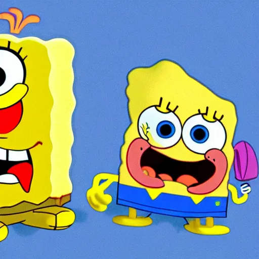 Image similar to Sponge Bob looks like a human