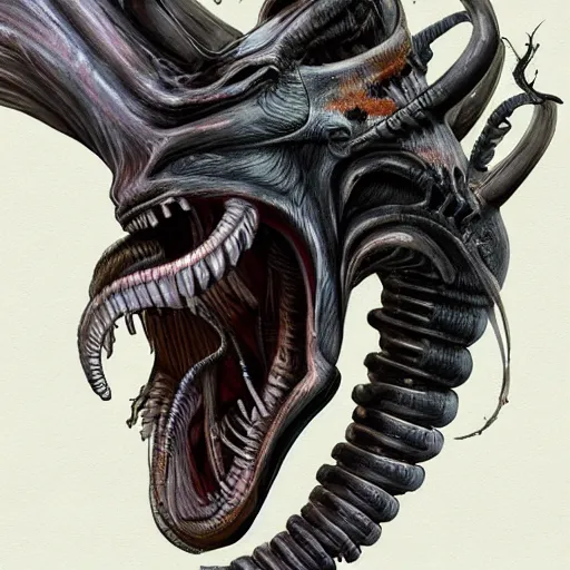 Prompt: a beautiful being licked by an xenomorph, highly detailed, photorealistic, artstation, smooth