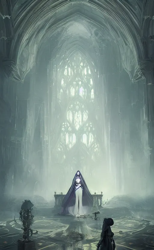 Image similar to Alchemy Imperial Princess knight gothic girl, volumetric lighting, digital painting, highly detailed, artstation, sharp focus, illustration, concept art, ruan jia, steve mccurry, amazing composition, fractal flame, gothic arch frame