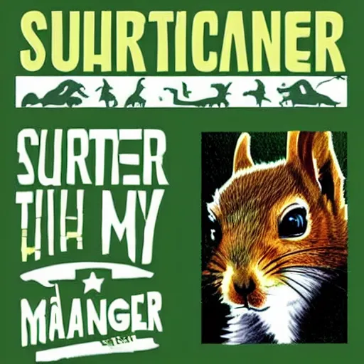 Prompt: Squirrelmonger in chief