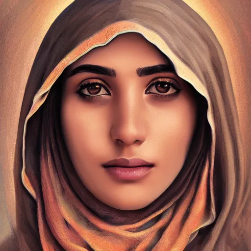 Prompt: Coptic imagination of beautiful face young Coptic woman cinematic, establishing shot, extremely high detail, photo realistic, cinematic lighting, oil painting, intricate line drawings, 8k resolution