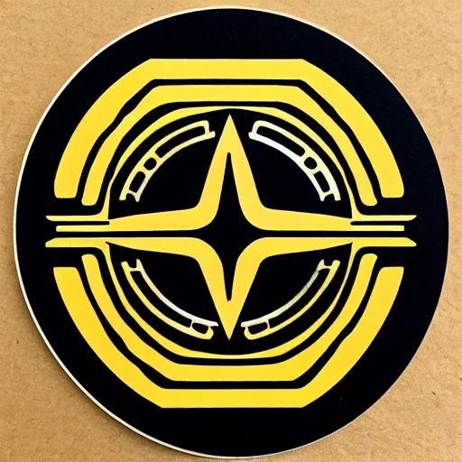 Image similar to die cut sticker, stargate portal