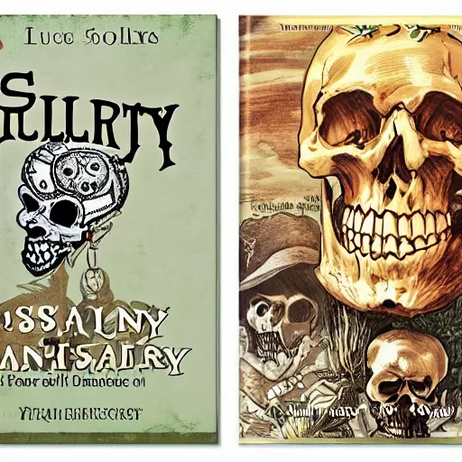 Prompt: Skullduggery Pleasant book series