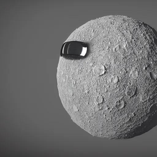 Image similar to moonman!!, detailed, 8 k, hd, sharp focus, octane render, volumetric light