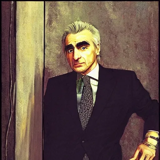 Prompt: “portrait of Martin Scorsese, by Robert McGinnis”