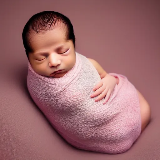 Prompt: beautiful photography of newborn hindi, pastel colors, hyper realistic, 8 0 mm, studio lighting
