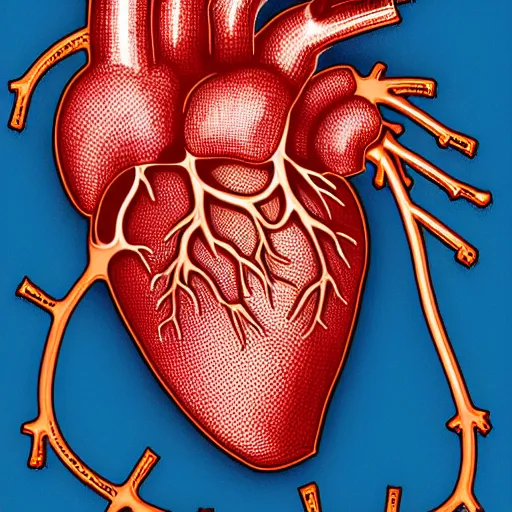 Prompt: anatomy of heart by netter md