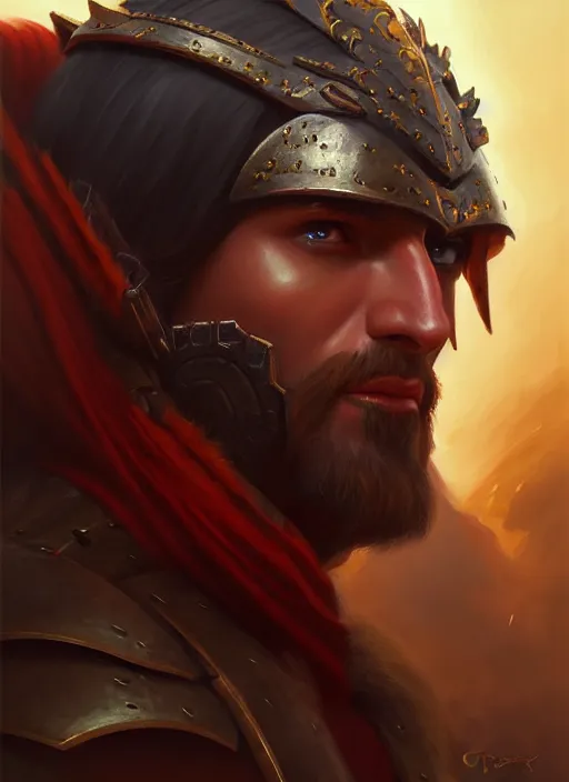Image similar to a _ fantasy _ style _ portrait _ painting _ of warrior oil _ painting _ unreal _ 5 _ daz. _ rpg _ portrait _ extremely _ detailed _ artgerm _ greg _ rutkowski _ greg