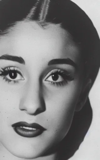 Image similar to photo of Ariana Grande in the depression-era, photorealism by of Dorothea Lange