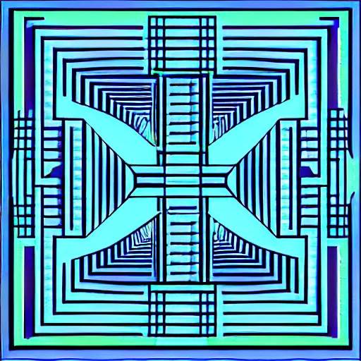 Image similar to Five Lambda Sigma, Interlocking Dimensions and Music Resonance, 1.1618, repeating patterns