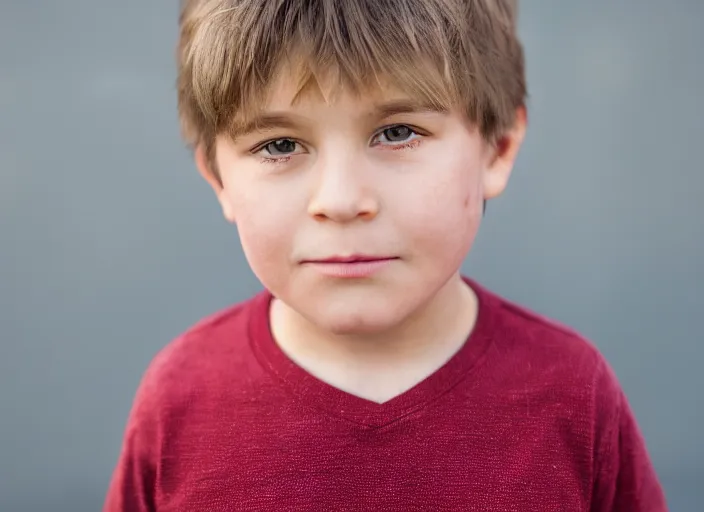 Prompt: portrait of a little boy, side lighting XF IQ4, f/1.4, ISO 200, 1/160s, 8K, RAW, unedited, symmetrical balance, in-frame