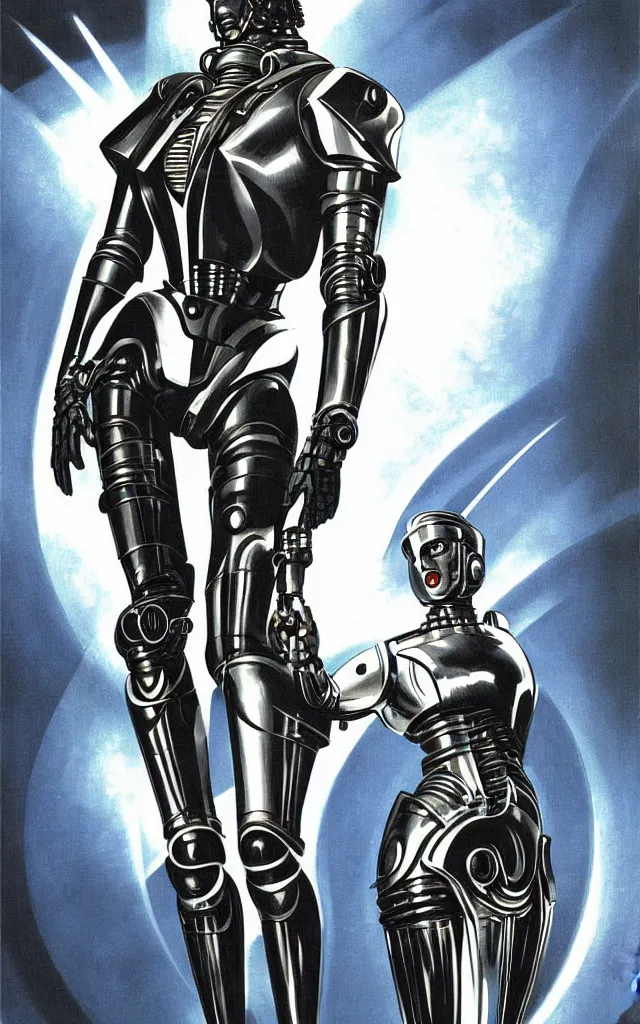 Image similar to futurist cybernetic knight, future perfect, award winning digital art by enoch bolles