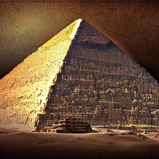 Image similar to the lost pyramid of egypt, digital art