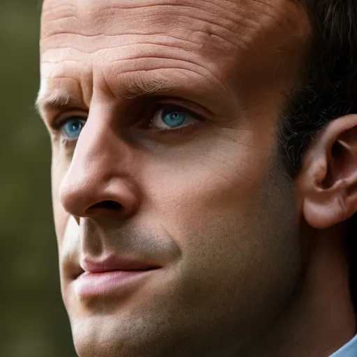 Image similar to closeup portrait of emmanuel macron in game of thrones, photography, cinematic light, sharp, detailed face, magazine, press, television, steve mccurry, david lazar, canon, nikon, focus