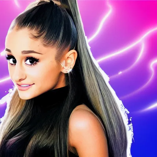 Image similar to ariana grande as a gamer girl