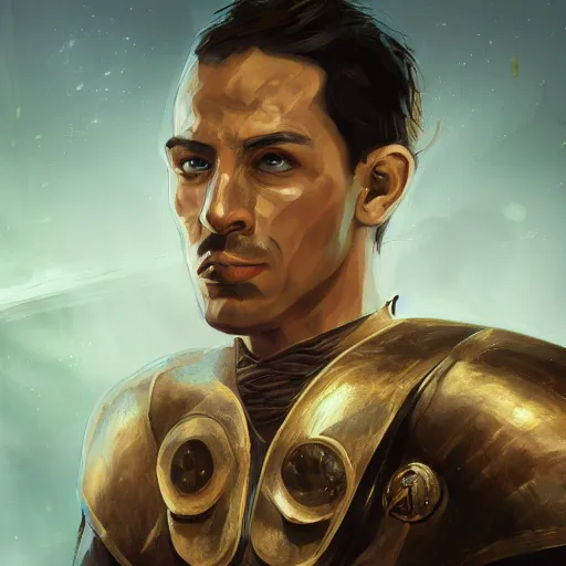 Prompt: dorian the conquerer, portrait, sci - fi, 4 k