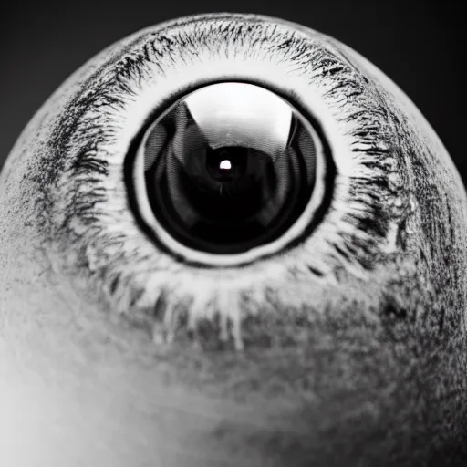 Image similar to giant eyeball made of chrome, studio lighting, leica summilux 5 0 mm f / 1. 4