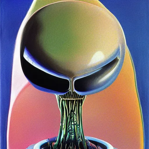 Image similar to alien by wayne thiebaud