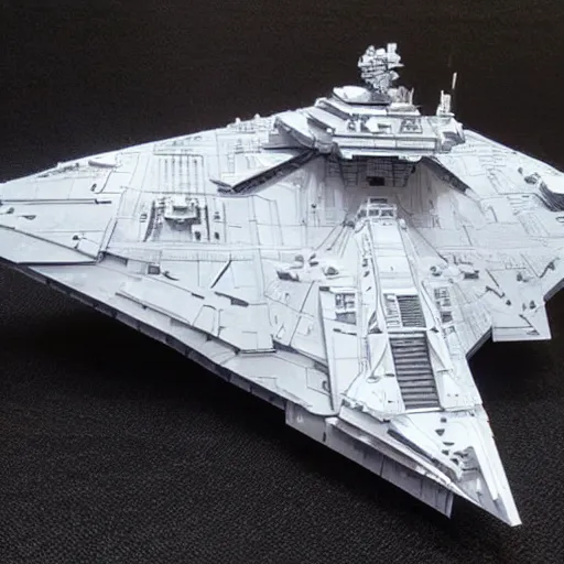 Prompt: imperial star destroyer shaped like a playstation 4, star wars, vivid, lasers