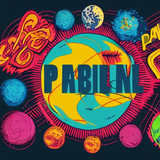 Image similar to 2 planet collapse particle fusion element macro cosmic art by butcher billy, sticker, colorful, illustration, highly detailed, simple, smooth and clean vector curves, no jagged lines, vector art, smooth andy warhol style