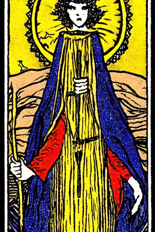 Image similar to tarot card