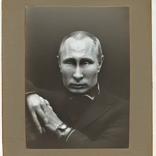 Prompt: Putin lies in a coffin. Daguerrotype