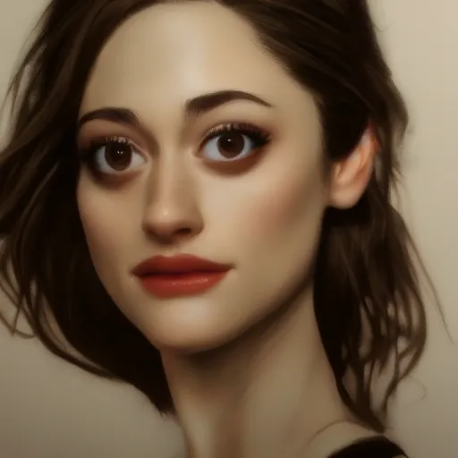 Prompt: Dane Emmy Rossum, realistic, photo studio, HDR, 8k, trending on artstation