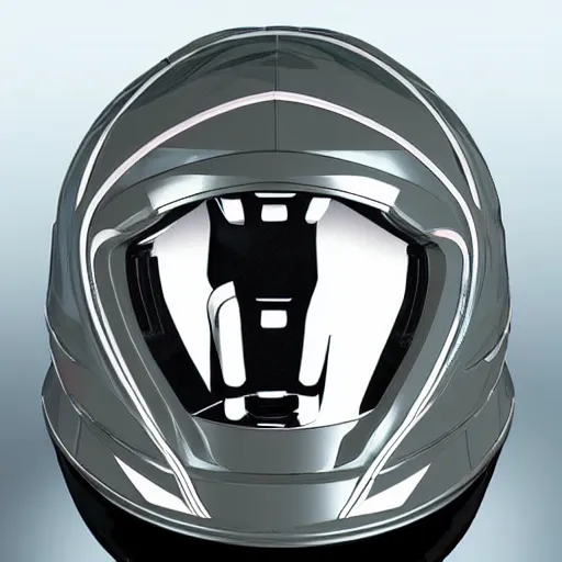 Image similar to highly detailed futuristic pressure helmet