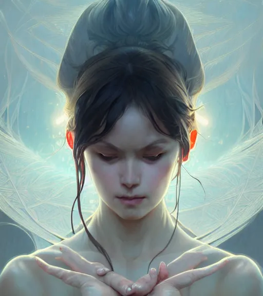 Prompt: symmetry ( badass ballerina angry, ultra detailed, intricate, anime, dynamic lighting, digital art, digital painting, art station, wlop, sharp focus, illustration, art by artgerm and greg rutkowski and alphonse mucha