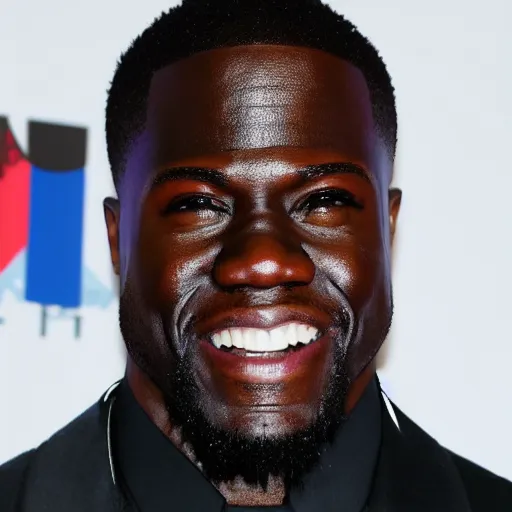 Prompt: a detailed portrait of Kevin Hart in the style of Freemont Thompson, 8k, ornate, intricate