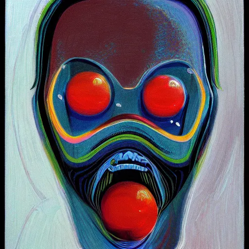 Image similar to alien by wayne thiebaud