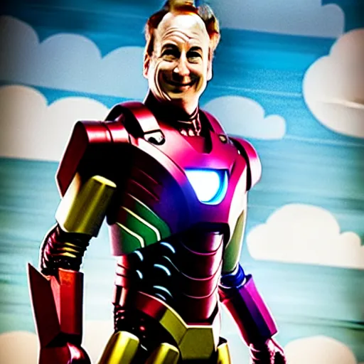 Prompt: bob Odenkirk as iron man