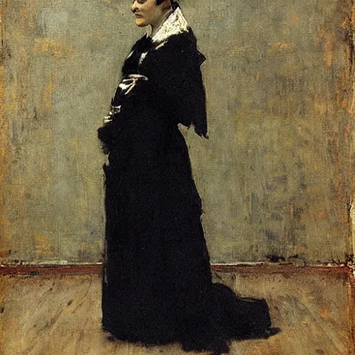 Image similar to ghost by alfred stevens