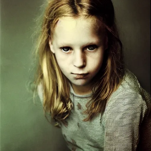 Prompt: a portrait photo of a swedish girl by Annie Liebovitz