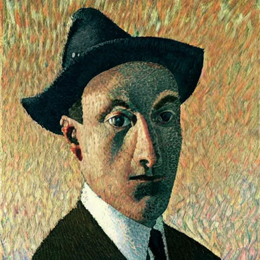 Prompt: self portait by metzinger