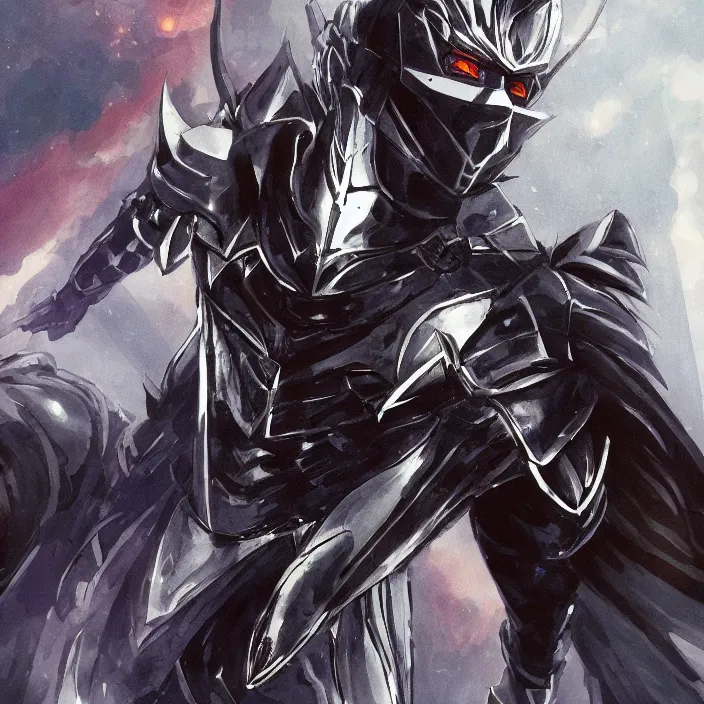 The Portrait of The Black Knight Lancelot Anime  Stable Diffusion   OpenArt