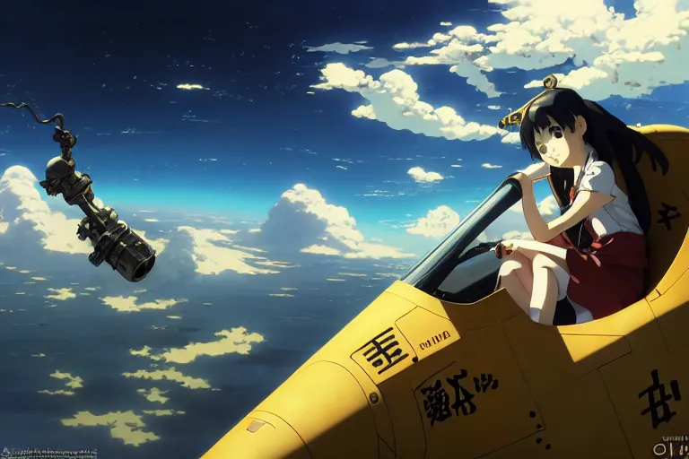 Prompt: baroque oil painting of key visual concept art of anime maid piloting an f 1 5, fisheye cockpit view, brutalist, dark fantasy, rule of thirds golden ratio, fake detail, trending pixiv fanbox, acrylic palette knife, style of makoto shinkai studio ghibli genshin impact james gilleard greg rutkowski chiho aoshima